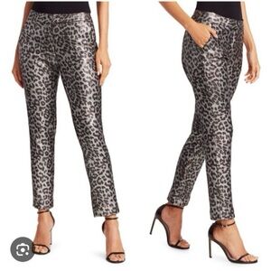 Le Superbe Leopard Print Sequins Pants size 6